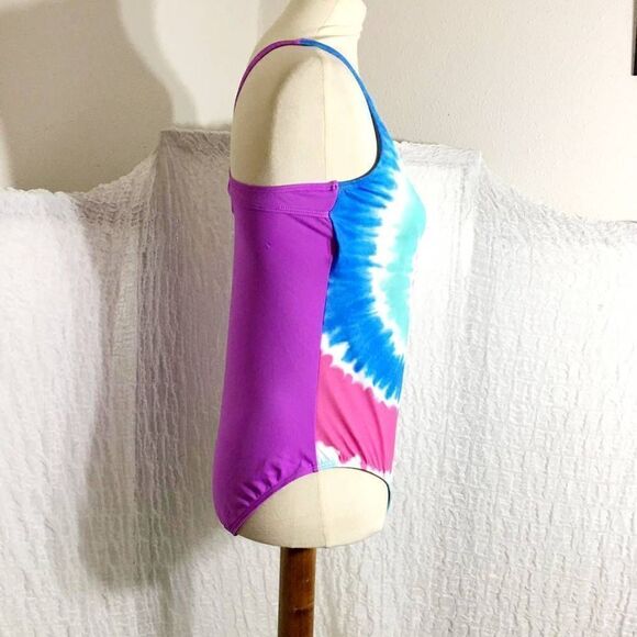 Lands' End Tie Dye One Piece Swimsuit Size 16 ( Girls ) - Picture 3 of 5